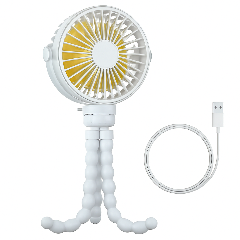 Baby Stroller Fan with Flexible Tripod Clip On