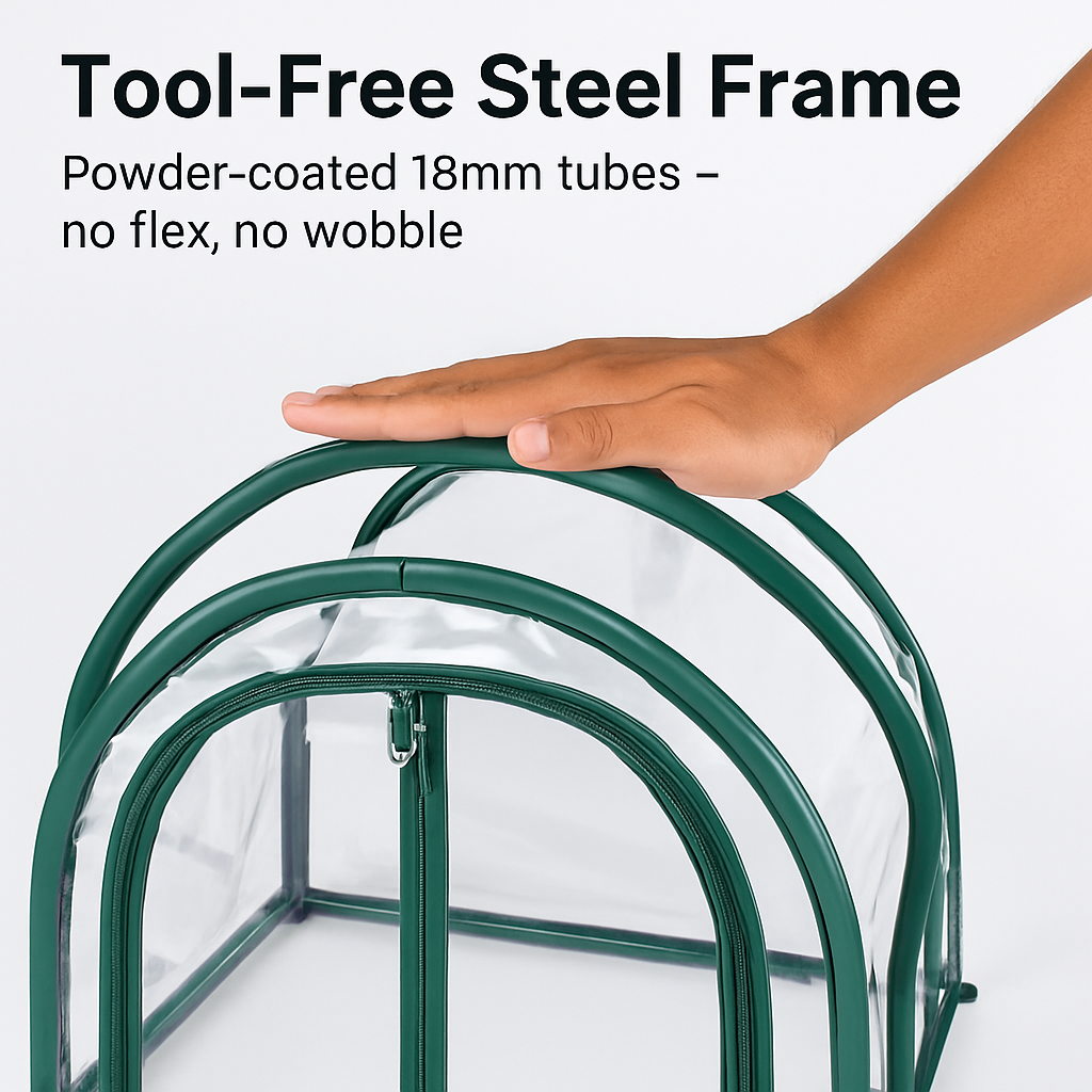 28.94" x 21.46" x 27.76" Tabletop Mini Greenhouse Portable Greenhouse for Spring Indoor Outdoor Garden Tent for Seed Starting Plant Protection Gardeni