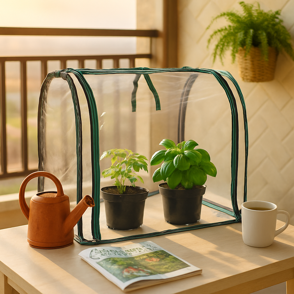 28.94" x 21.46" x 27.76" Tabletop Mini Greenhouse Portable Greenhouse for Spring Indoor Outdoor Garden Tent for Seed Starting Plant Protection Gardeni