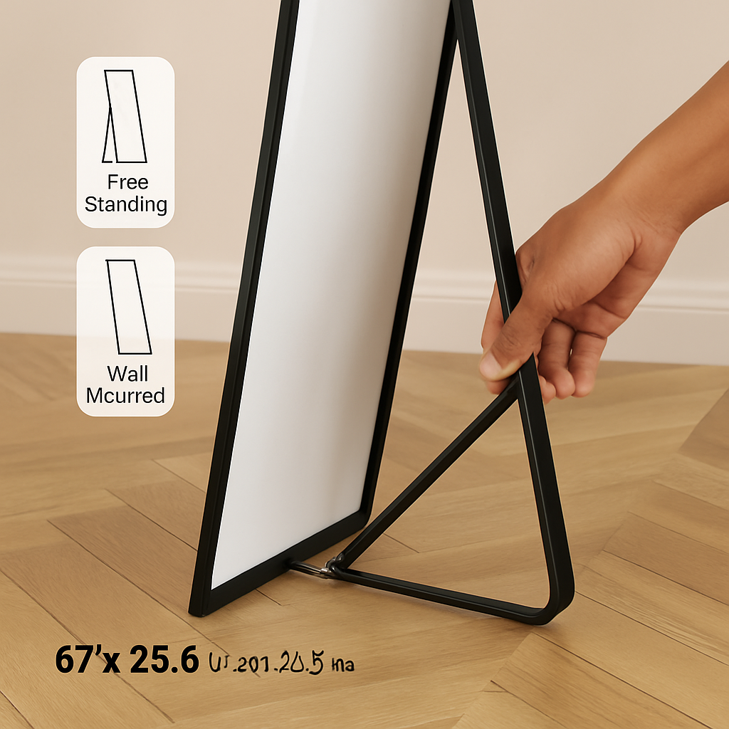 Full Length Mirror - Freestanding Floor Mirror for Bedroom