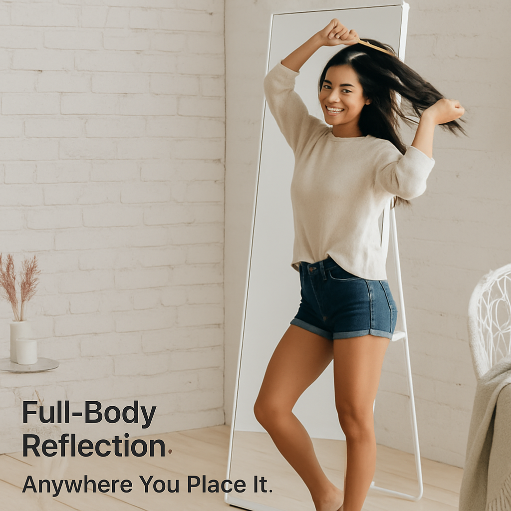 Full Length Mirror - Freestanding Floor Mirror for Bedroom