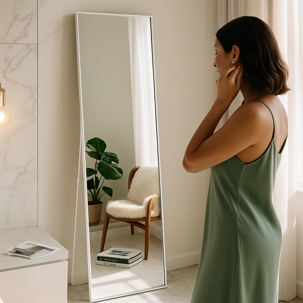 Full Length Mirror - Freestanding Floor Mirror for Bedroom