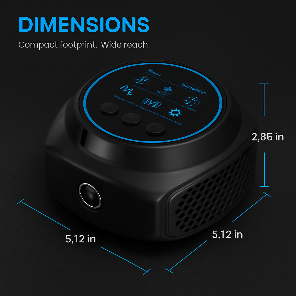 360° Ultrasonic Mice Repellent Indoor Rodent Repeller Rat Squirrel Rodent Chaser with 3 Modes 2 Strobe Lights for Kitchen Warehouse