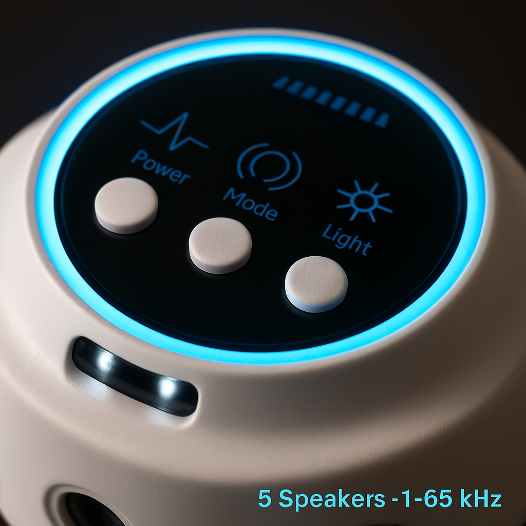 360° Ultrasonic Mice Repellent Indoor Rodent Repeller Rat Squirrel Rodent Chaser with 3 Modes 2 Strobe Lights for Kitchen Warehouse