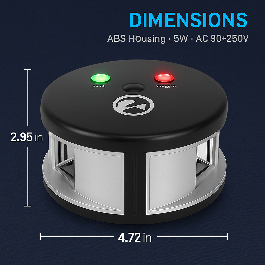 360° Ultrasonic Pest Repeller Plug-in Indoor