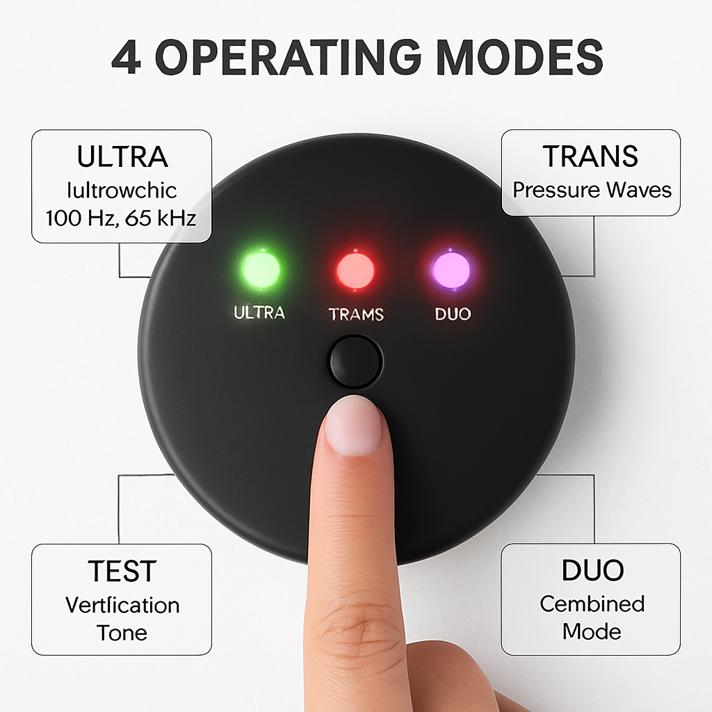 360° Ultrasonic Pest Repeller Plug-in Indoor