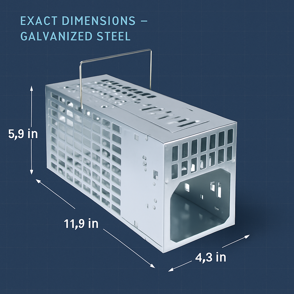 Humane Live Mouse Trap Cage for Reusable Safe Catch