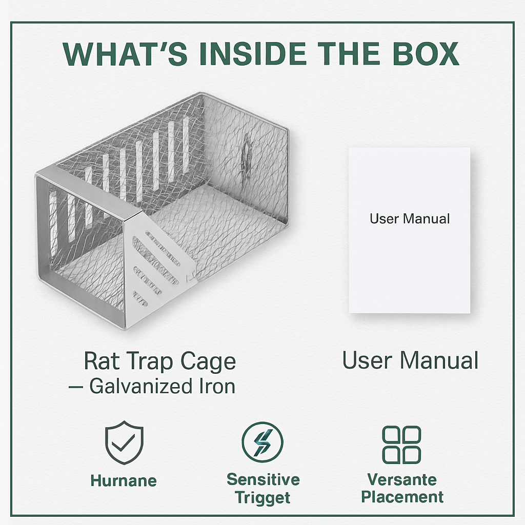 Automatic Continuous Rat Trap for Small Rodents