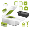 Vegetable Slicer with Interchangeable Blades for Quick Prep