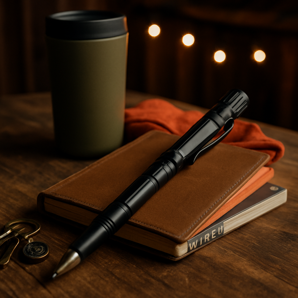 Tactical Pen Gear Set with 11-in-1 Tools & LED Light