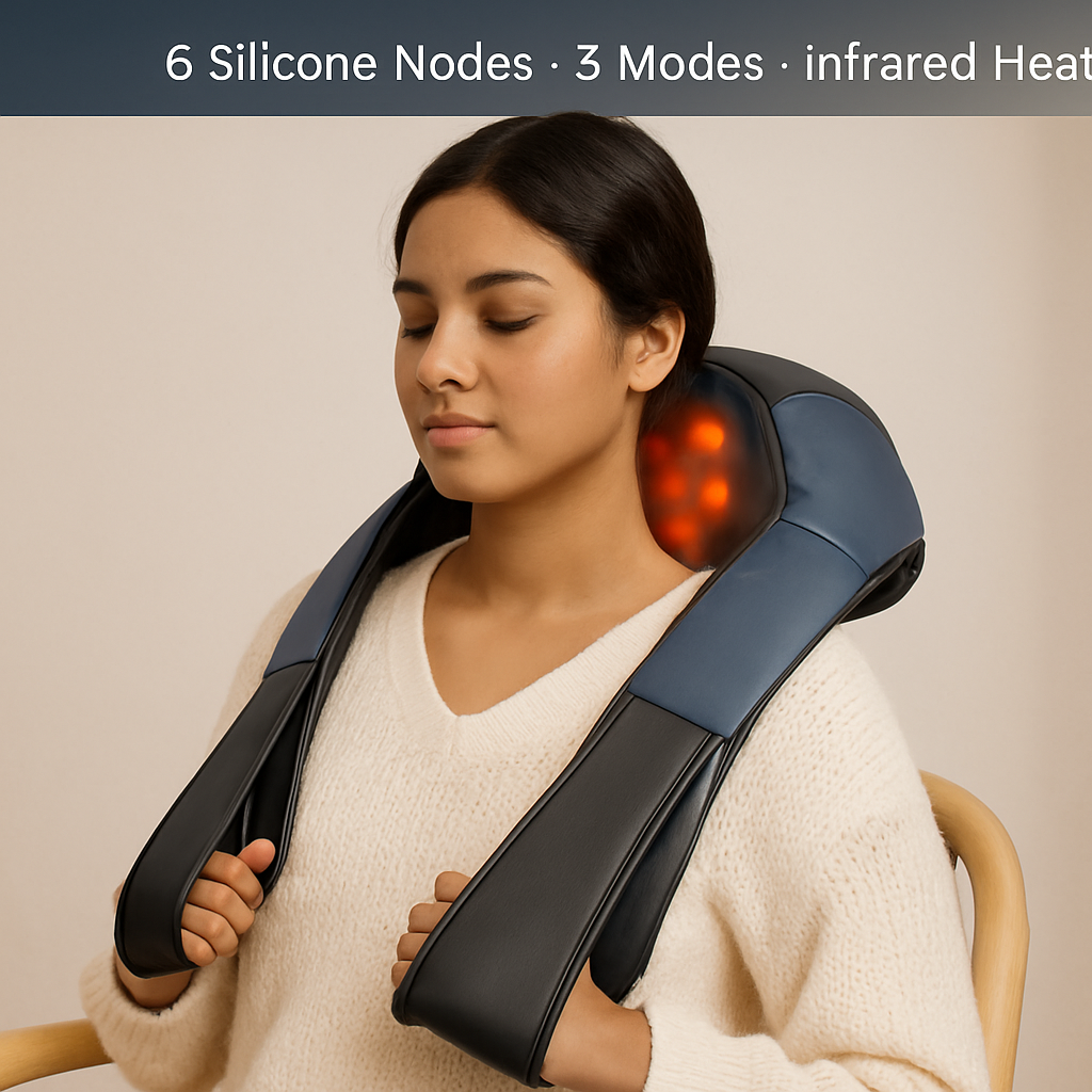 Neck & Shoulder Massager with Infrared Heat