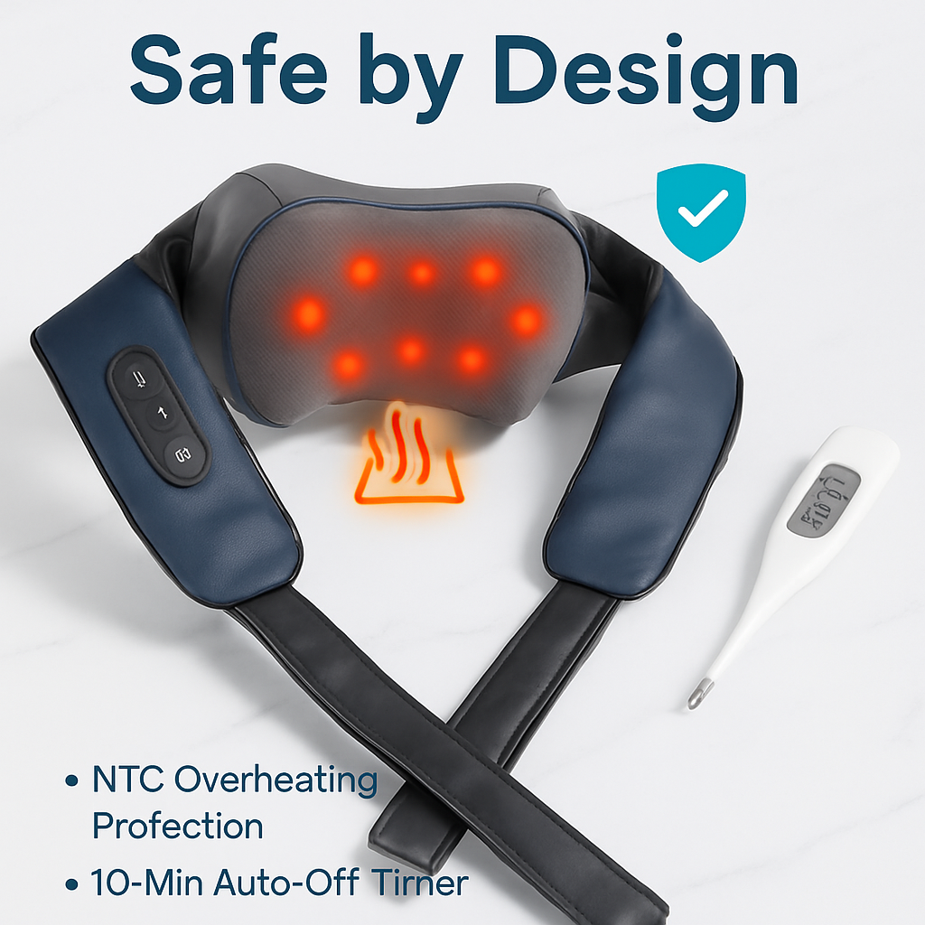 Neck & Shoulder Massager with Infrared Heat