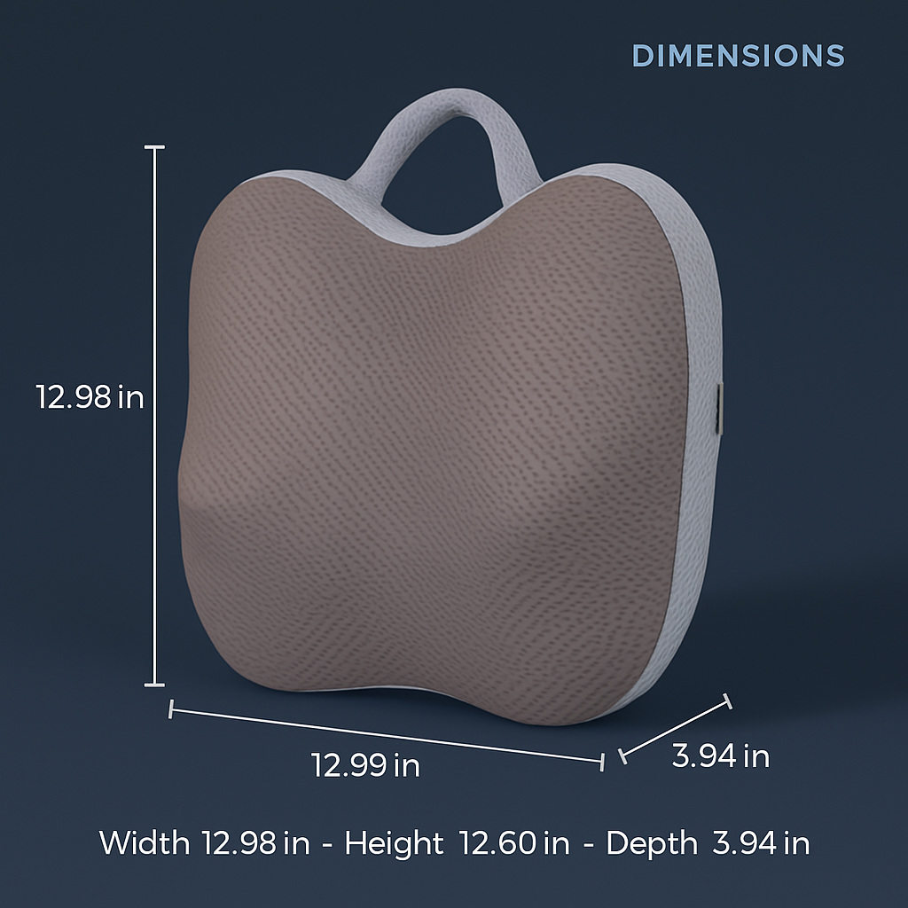 Cordless Shiatsu Back and Waist Massager with Heat