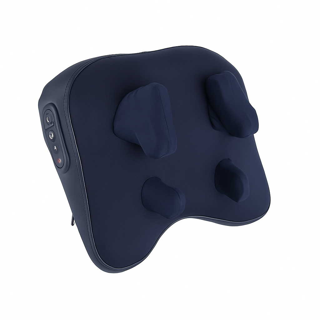 Cordless Neck Massager Pillow with Heat and Shiatsu