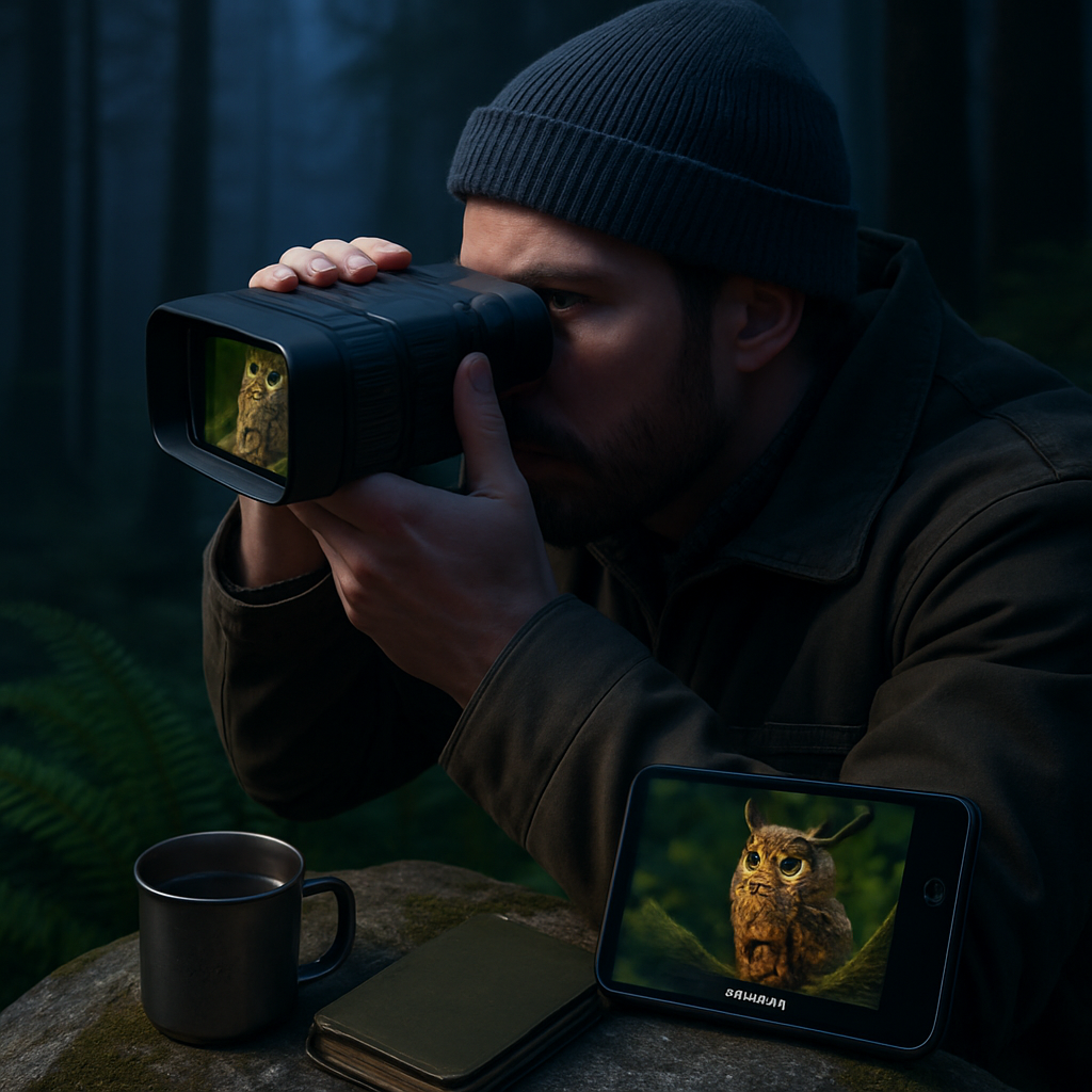 Night Vision Goggles 4K Binoculars with 10X Zoom