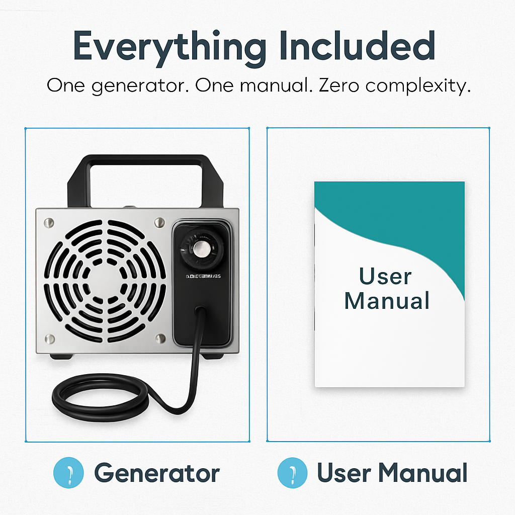 Ozone Generator Odor Eliminator for Rooms