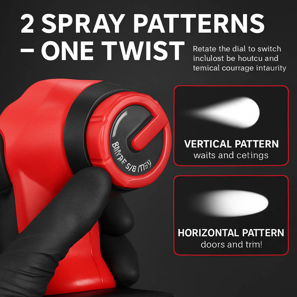 Portable Battery Powered Paint Sprayer HVLP Gun