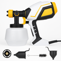 Paint Sprayer with Adjustable Flow and Spray Patterns