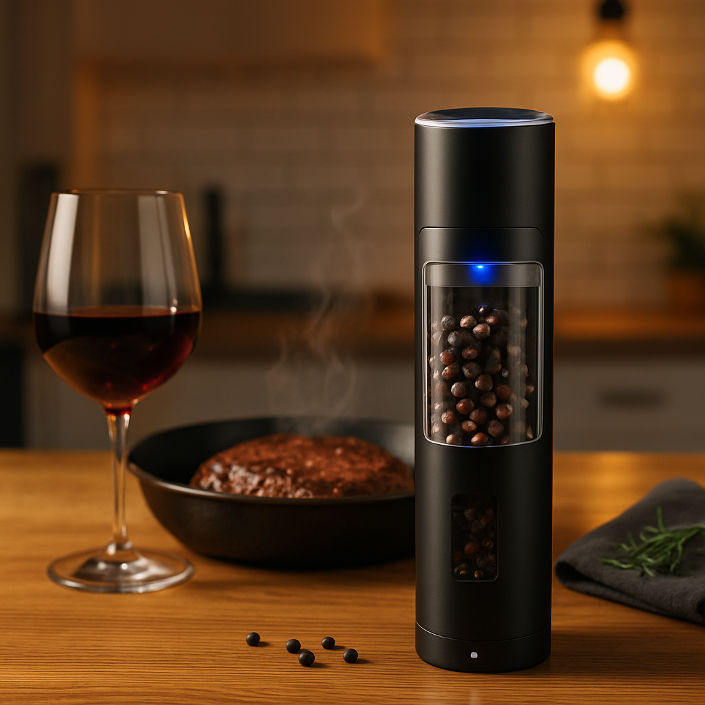 Electric Salt and Pepper Grinder with Gravity Sensor