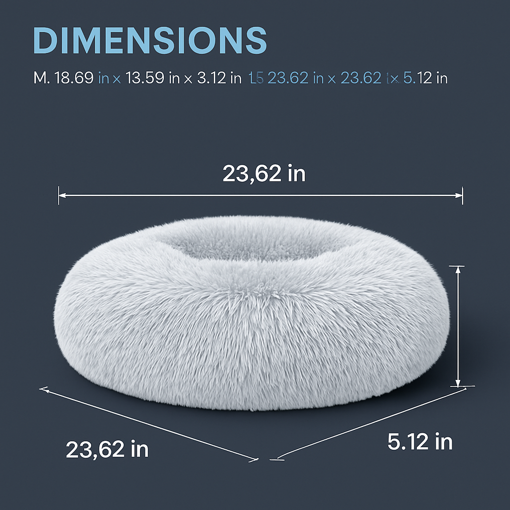 Pet Dog Bed: Warm Plush Nest for Dogs & Cats