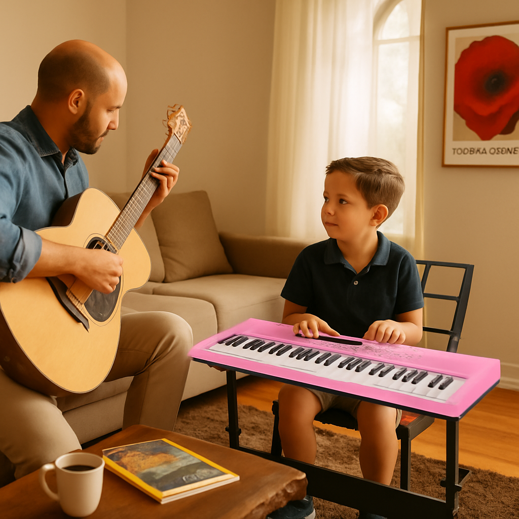 61-Key Digital Music Keyboard for Kids with Stand