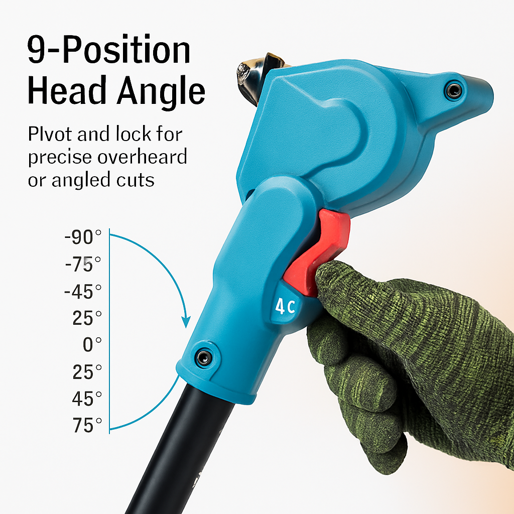 Cordless Pole Saw and Mini Chainsaw with Extension