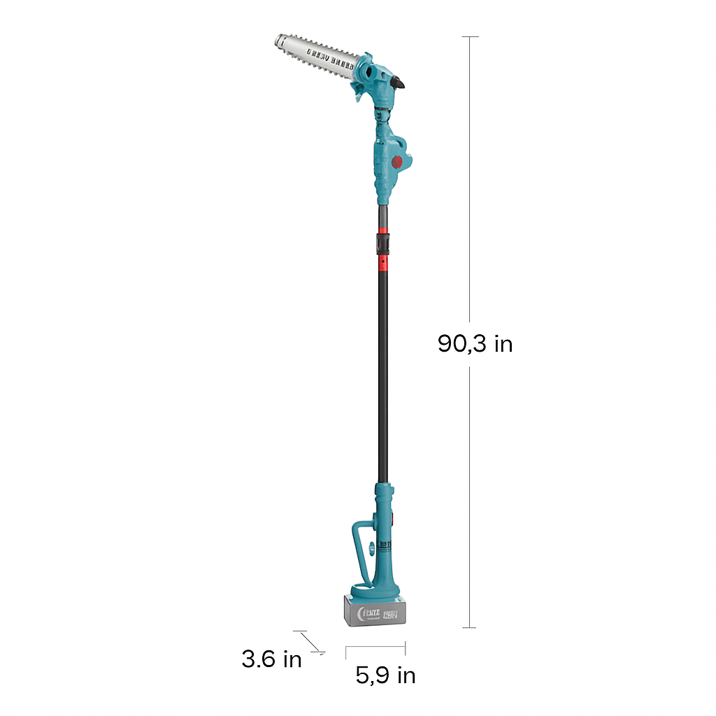 Cordless Pole Saw and Mini Chainsaw with Extension