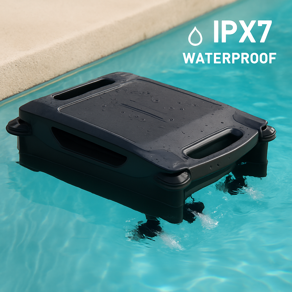 Solar Powered Robotic Pool Skimmer with Dual Modes