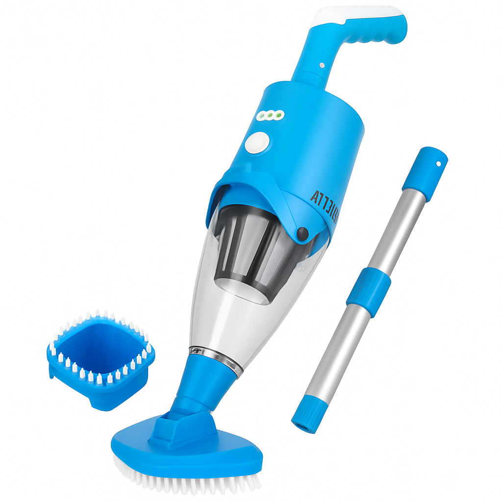Cordless Pool Vacuum with Telescopic Pole