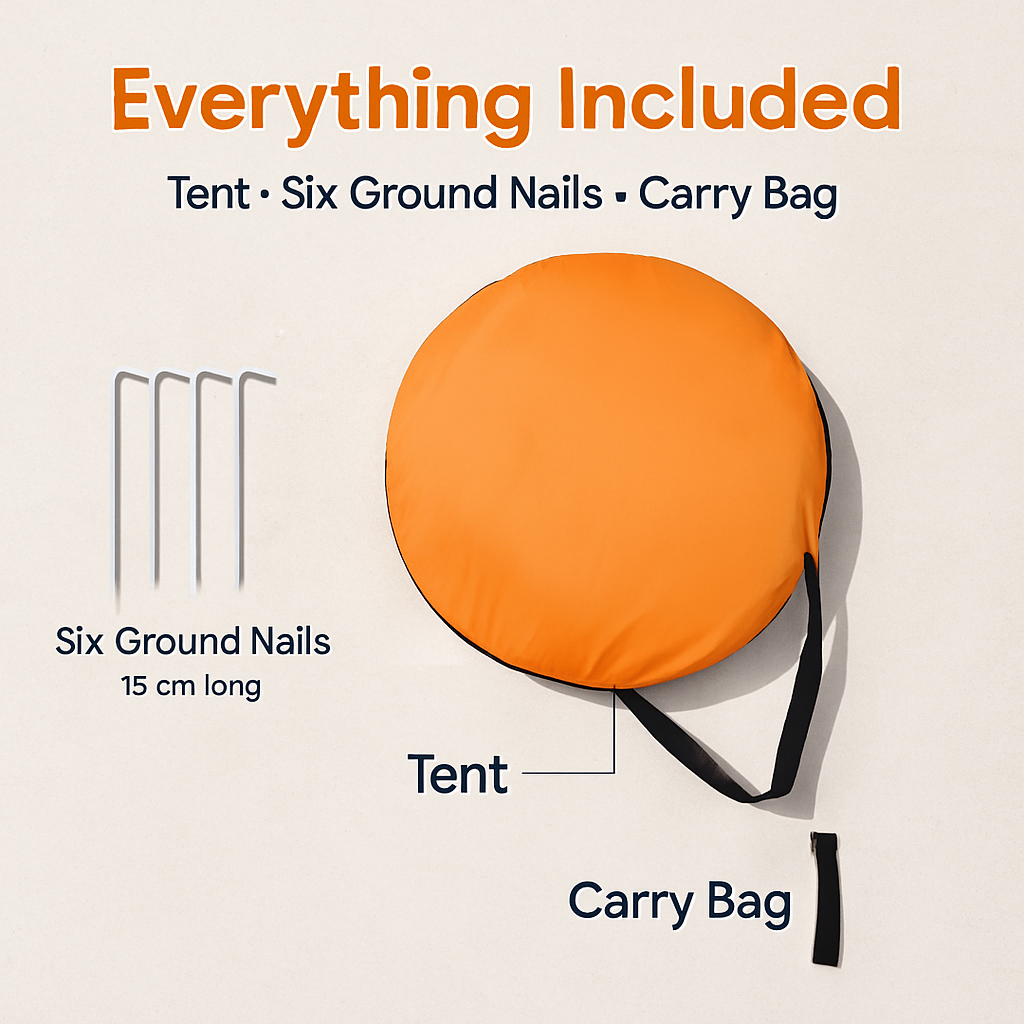 Pop Up Beach Tent UV Shelter for 2-3 with Net Window