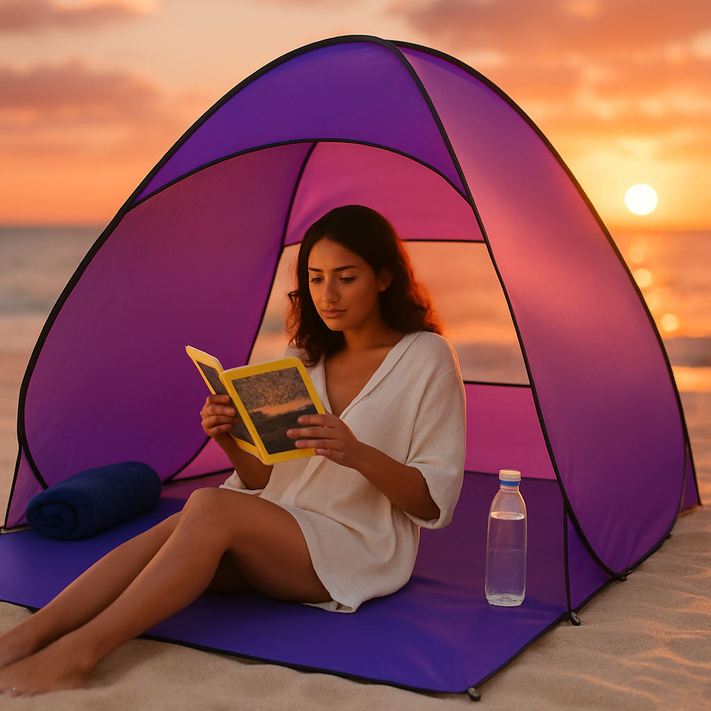 Pop Up Beach Tent UV Shelter for 2-3 with Net Window