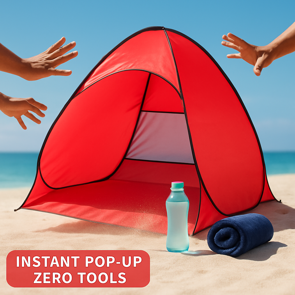 Pop Up Beach Tent UV Shelter for 2-3 with Net Window