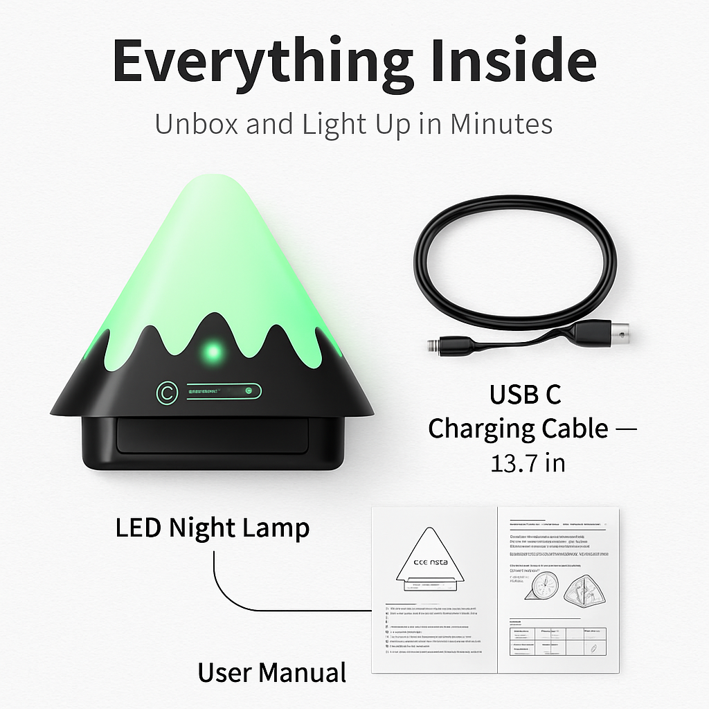Touch Control Night Light: Dimmable Lamp