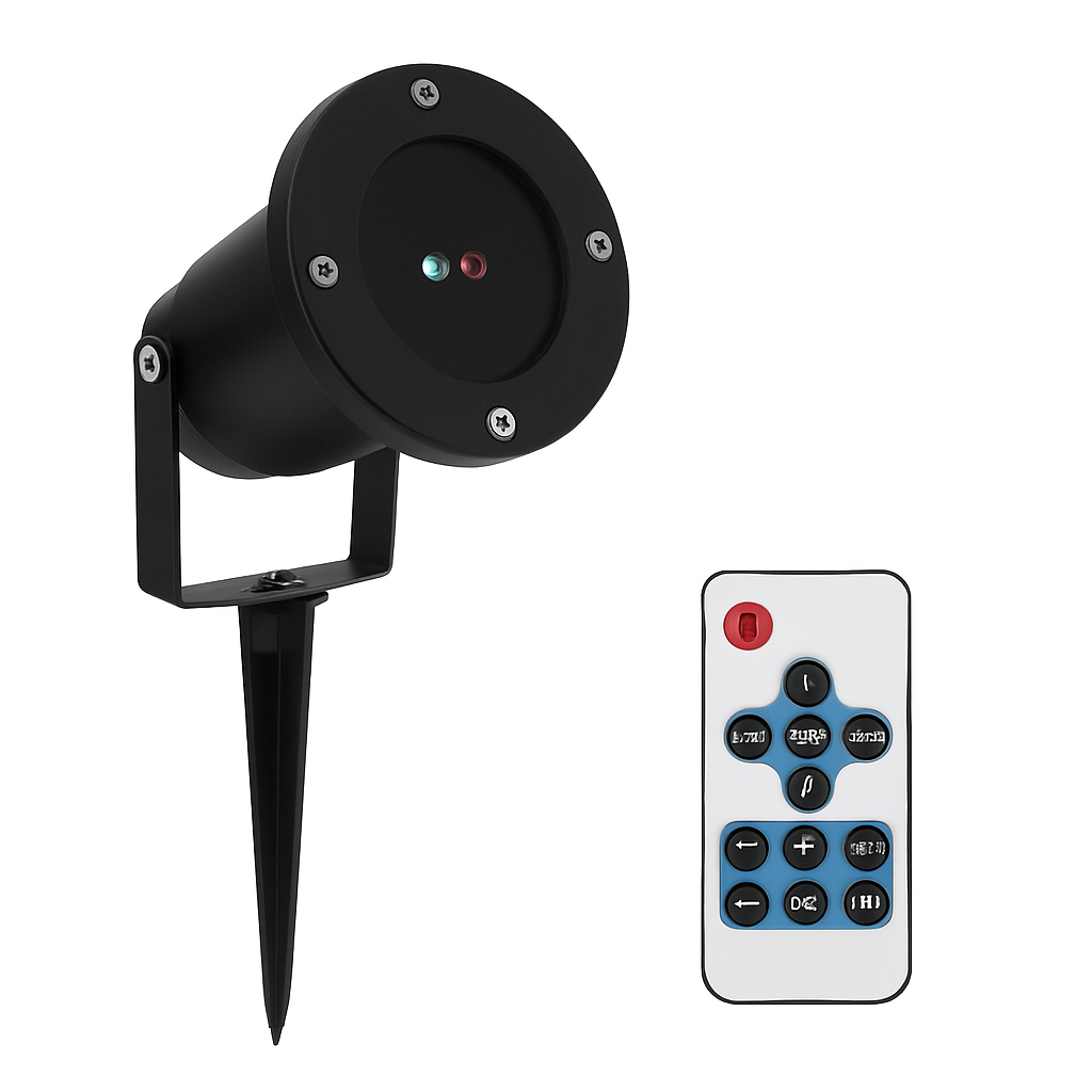 Outdoor Laser Projector Light with 2-Color Firefly Effects