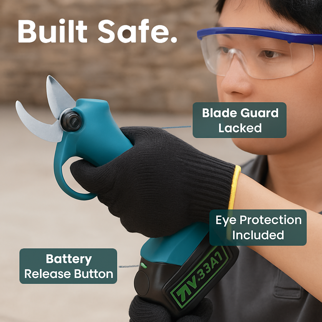 4-in-1 Cordless Pruning Shear & Chainsaw Tool