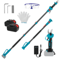 2-in-1 Electric Pruning Shear with Extension Pole