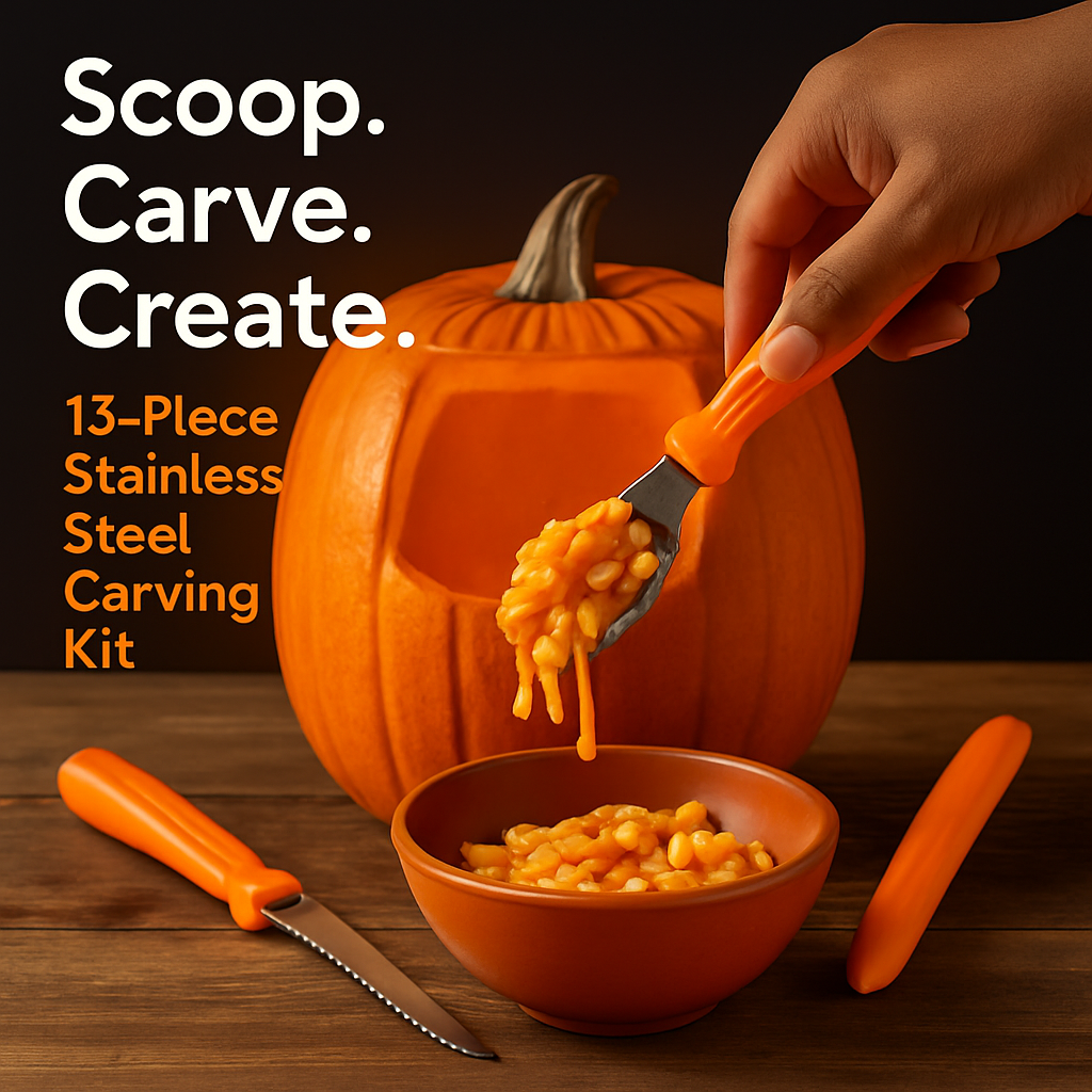 Halloween Pumpkin Carving Kit with All Tools