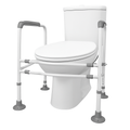 Toilet Safety Rails with Adjustable Height and Width