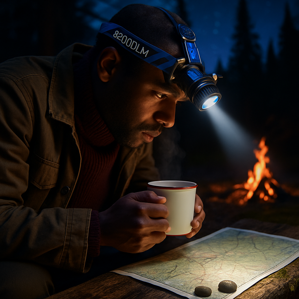 Headlamp with Zoomable Focus for Outdoor Adventures