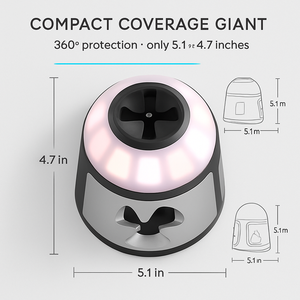 360° Ultrasonic Mice Repellent for Indoor Rodents