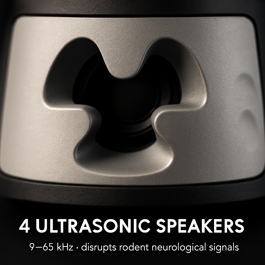 360° Ultrasonic Mice Repellent for Indoor Rodents