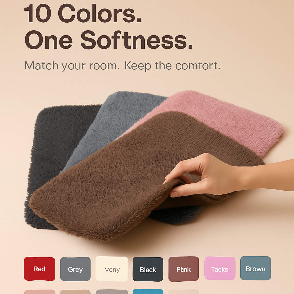 Fluffy Bedroom Rug: Plush Shag for Cozy Floors