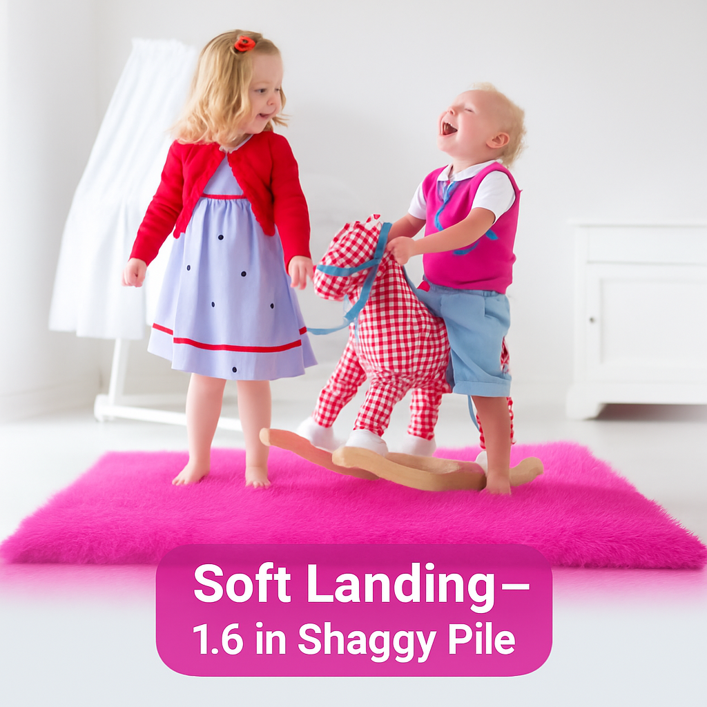 Fluffy Bedroom Rug: Plush Shag for Cozy Floors