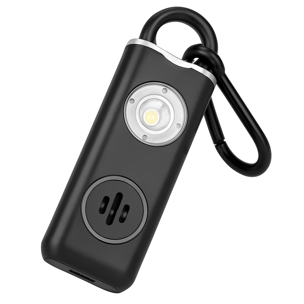 Rechargeable Personal Safety Alarm with Strobe Light