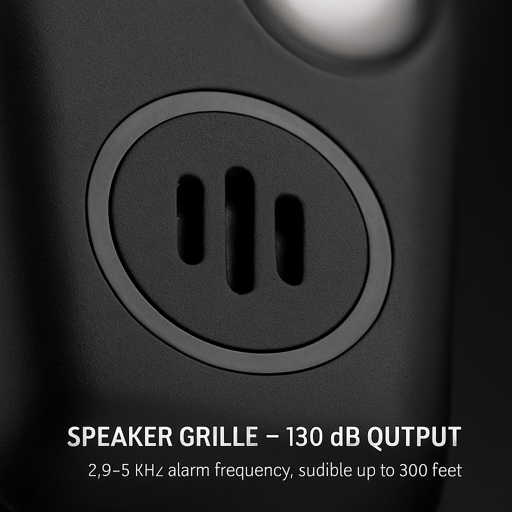 Rechargeable Personal Safety Alarm with Strobe Light