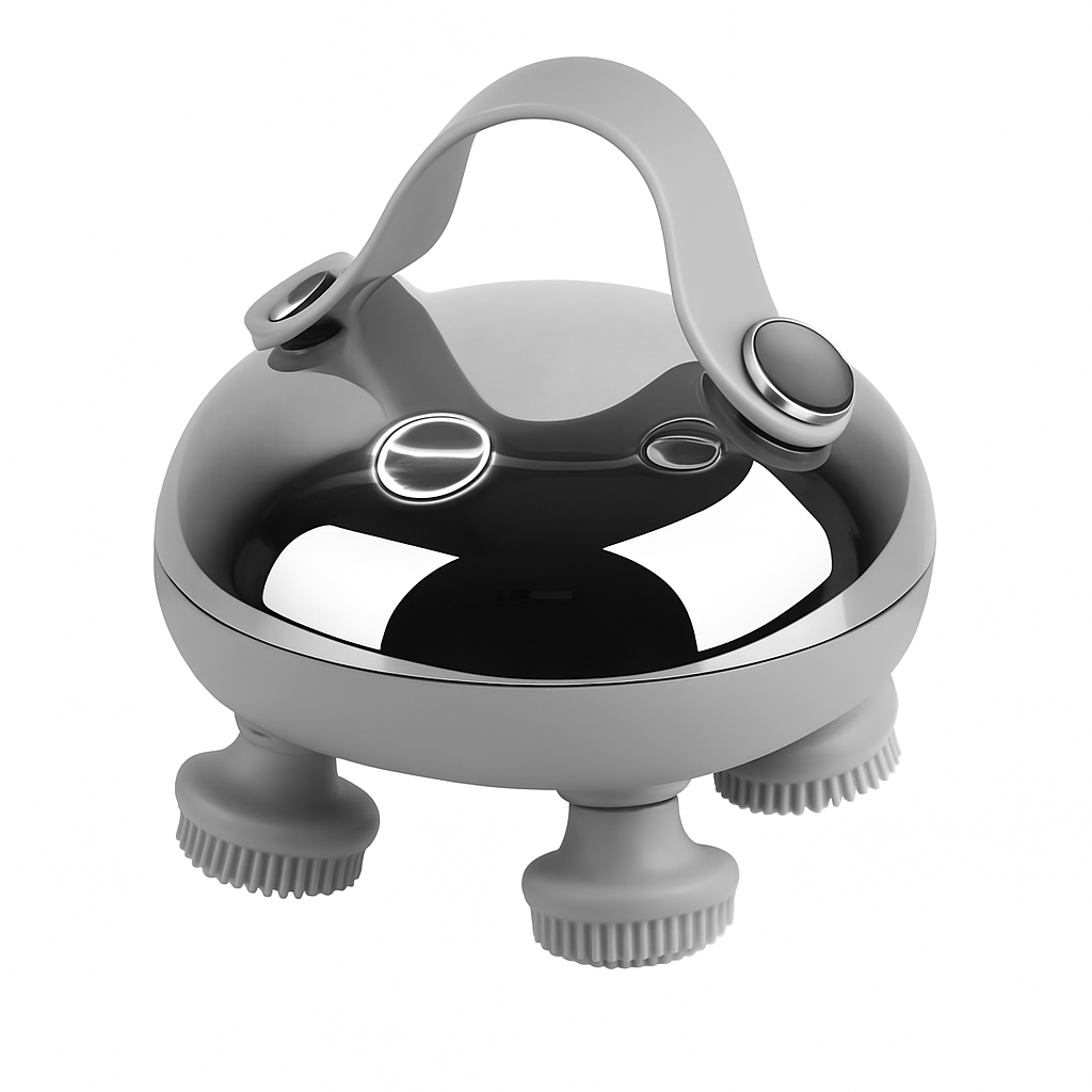 Electric Scalp Massager with Red Light and Claws