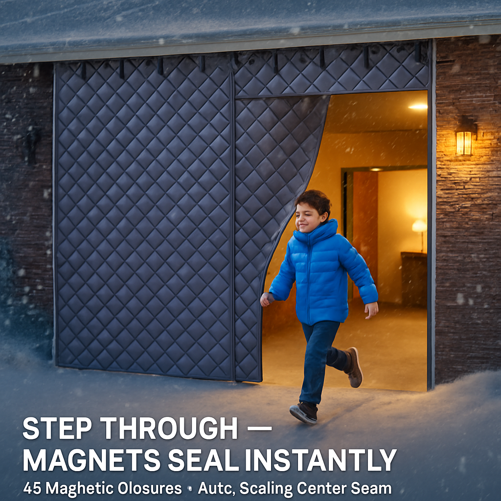 Magnetic Thermal Insulated Garage Door Screen
