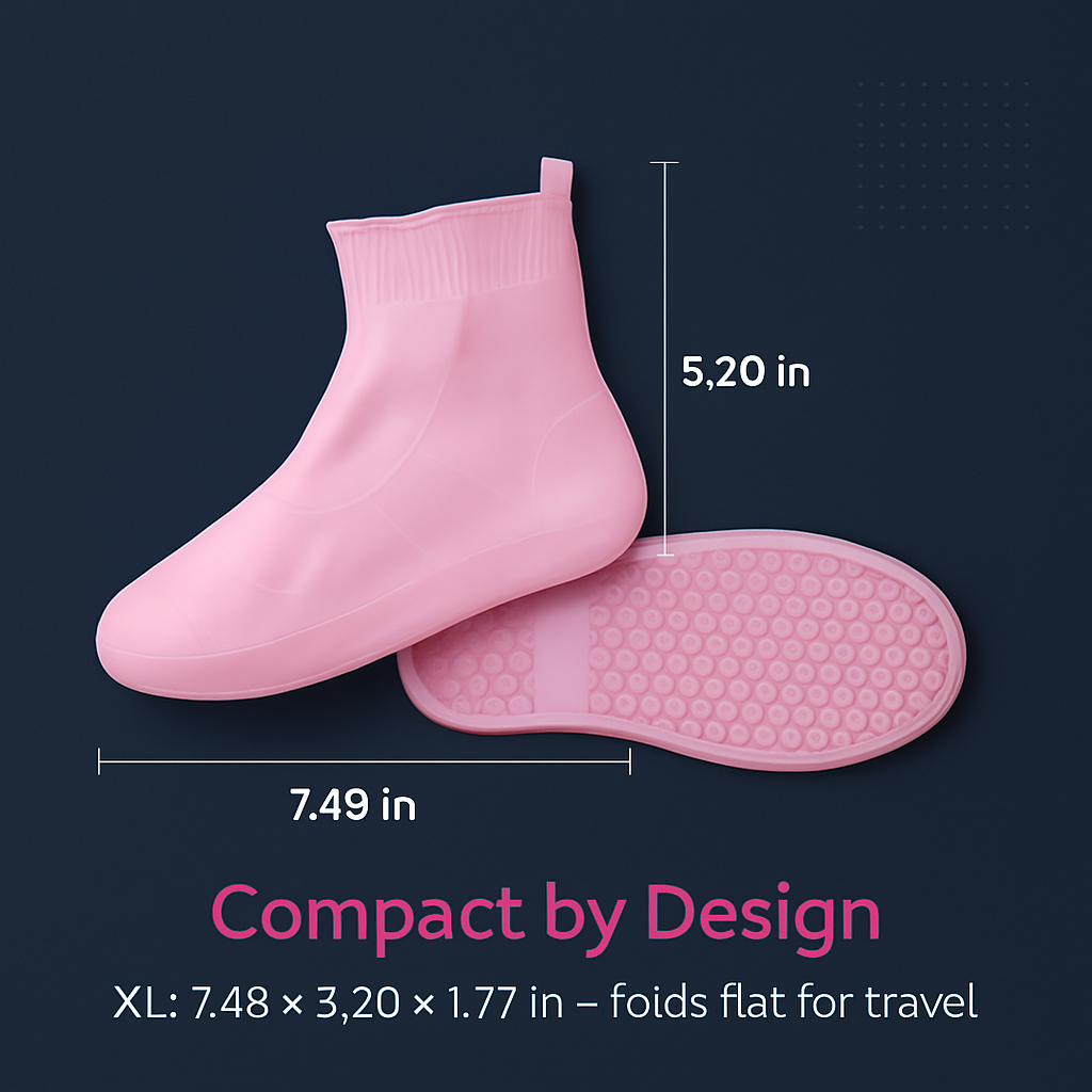 Waterproof Shoe Covers for Rain - Non-Slip Protectors