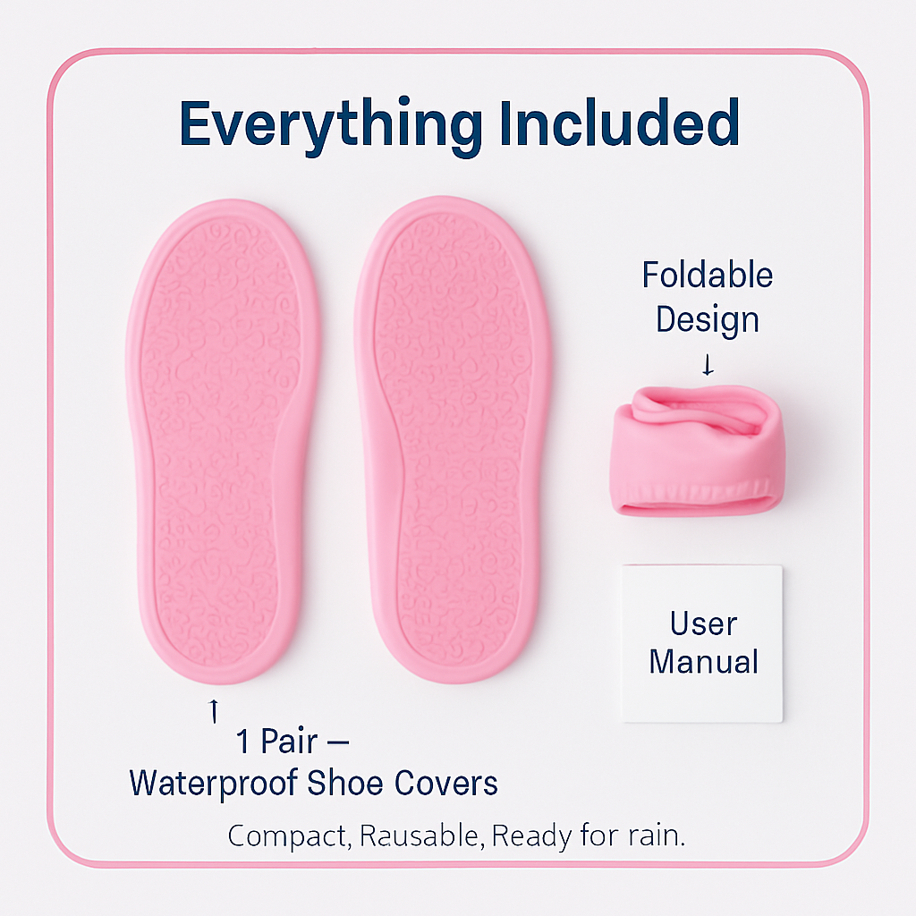 Waterproof Shoe Covers for Rain - Non-Slip Protectors