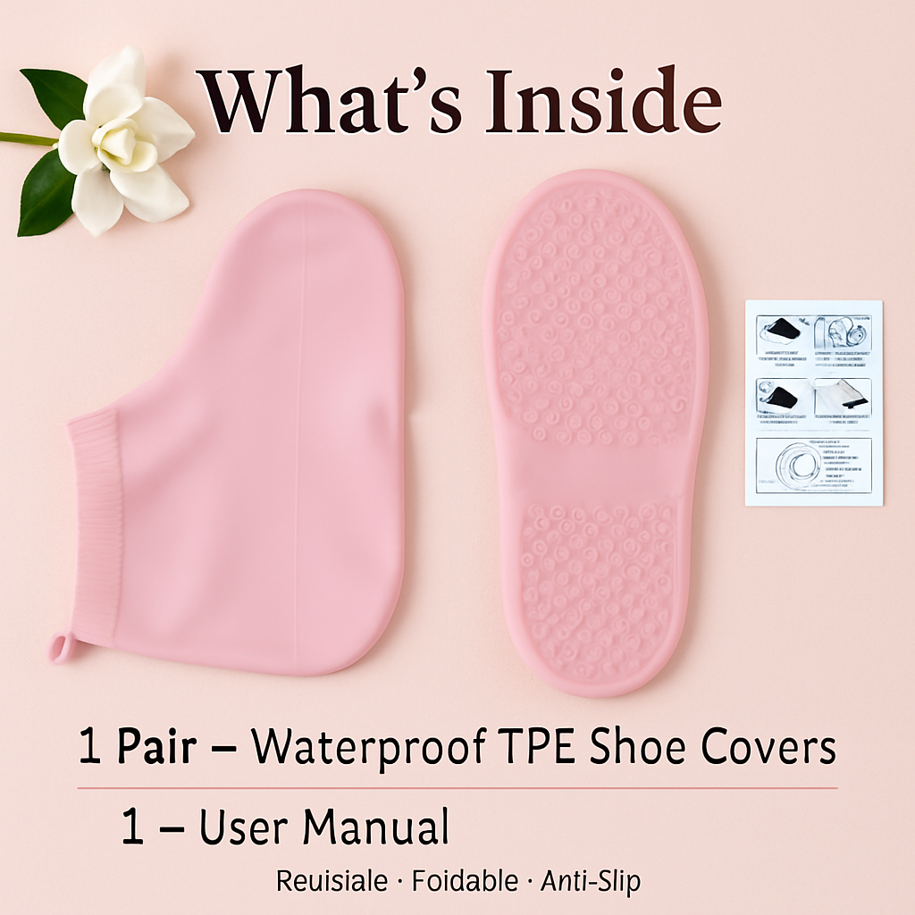 Waterproof Shoe Covers for Rain - Non-Slip Protectors
